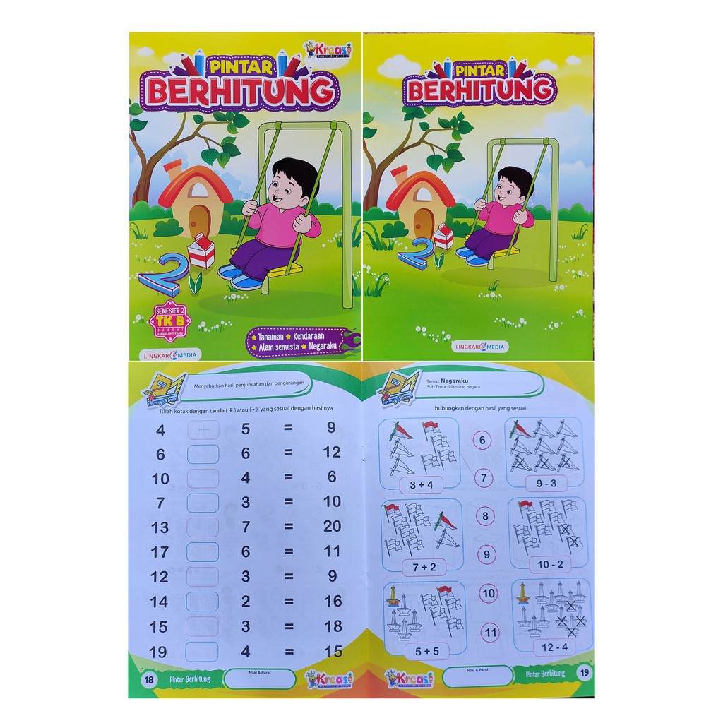 BUKU ANAK - BUKU TK - KREATIF BERPRESTASI TK B - SEMESTER 2