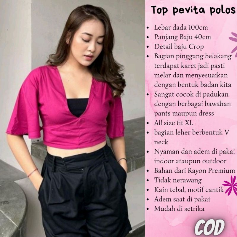 ATASAN REMAJA ATASAN RAYON BAJU CROP TOP BAJU BAHAN RAYON ATASAN CROP BAJU CROP LENGAN PANJANG BAJU 