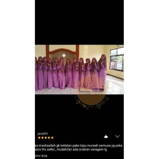 ☺ LY ELYE FASHION - ANNA POLOS KATUN JEPANG GAUN GAMIS SYARI COTTON PLAIN BREASTFEED MOSLEM LONG DRE