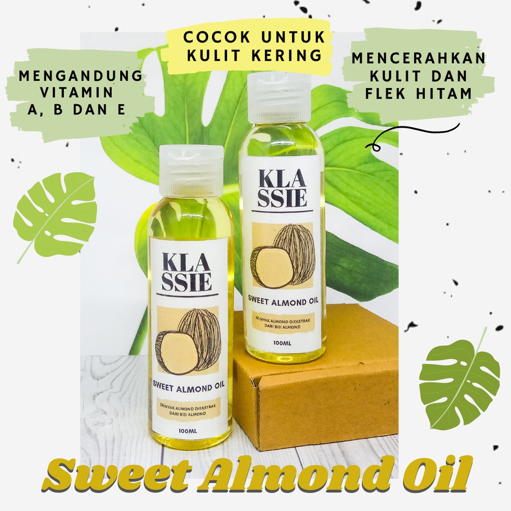 Sweet Almond Oil 100ml Minyak Almon Manis Murni Shopee Indonesia