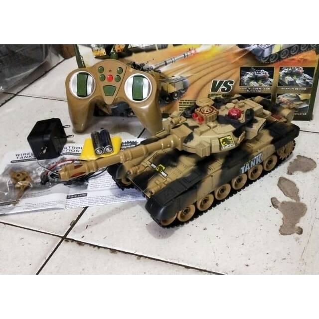 Rc war tank Mainan Remote Control Tank Perang
Frekuensi 2.4ghz  Radio Control