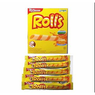 Wafer Nabati Richeese Rolls Keju / Coklat Isi 20pcs ...