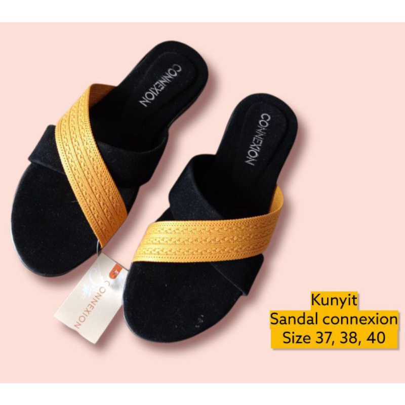 sandal connexion / flat connexion