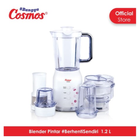 Cosmos Blender Plastik Blenz 1.2 Liter 4 in 1 Multifungsi CB-802 CB802