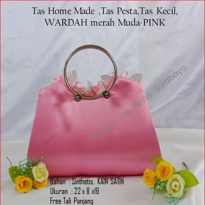 Tas Selempang,Tas Termurah,Tas Bagus,WARDAH merah Muda-PINK