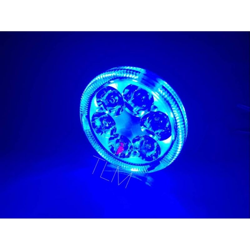 harga murah meriah 2 PCS Lampu Tembak Sorot 6 mata+Angel 3mode bracket spion 1pc WMP-0623 cwl 6mata