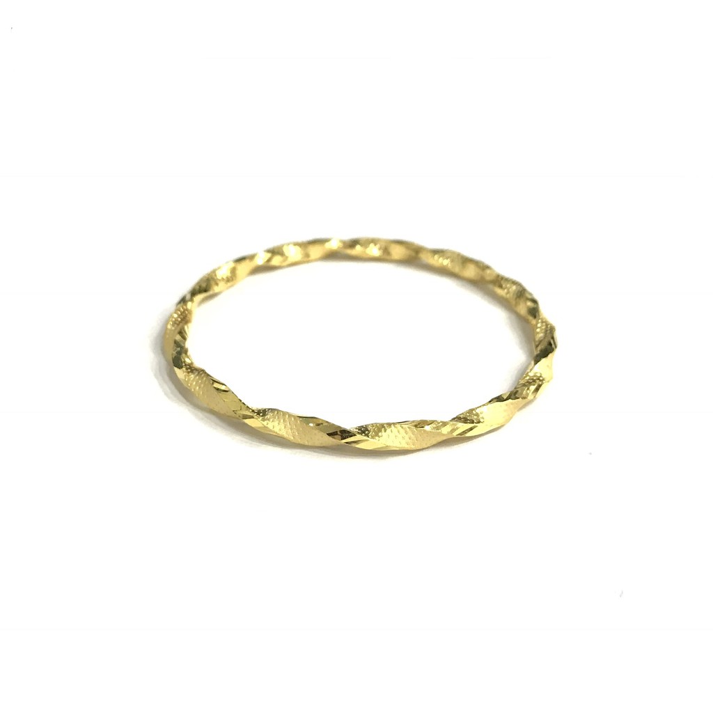 Gelang Anak Model Bangle Plintir (Emas Asli Kadar 700)