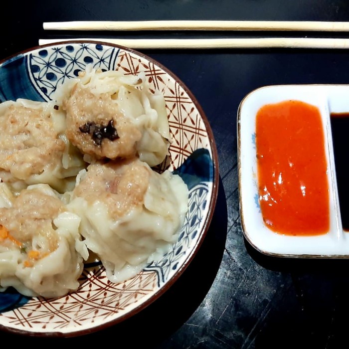 

Instant-Camilan- Dimsum Siomay Ayam / Chicken Shumay Dengan Special Sauce -Camilan-Instant.