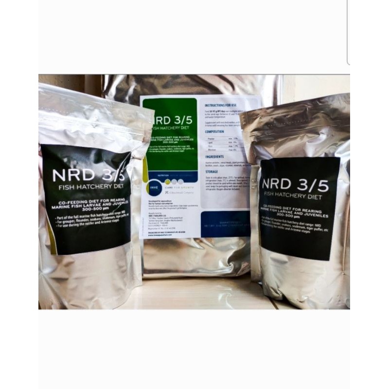 Pelet NRD 3/5 300 500 mikron Repack 1 kg / Pakan Ikan hias