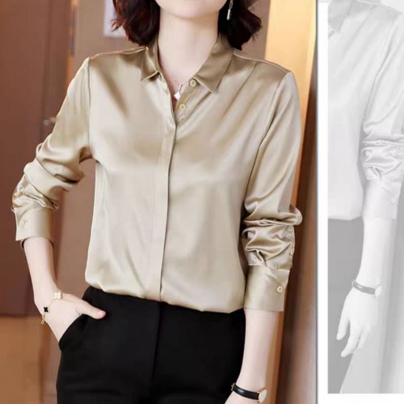 MDLV ~ 2320 NEBULA HIDDEN BUTTON SHIRT KEMEJA SATIN KEMEJA PREMIUM KEMEJA IMPORT FASHION IMPORT