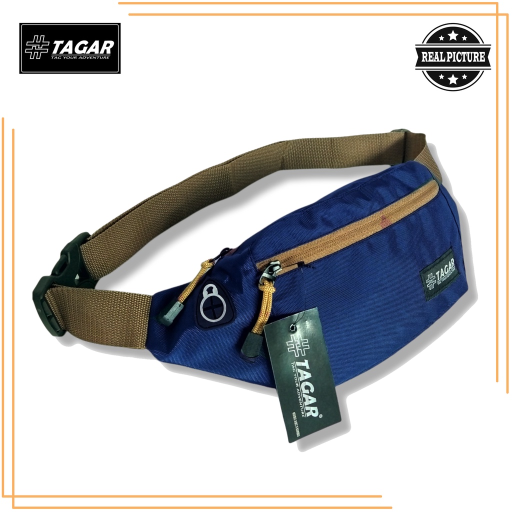 Waist Bag Slingbag Distro TAGAR WB-01 Tas Selempang Tas Pinggang Pria Distro TAGAR WB-01