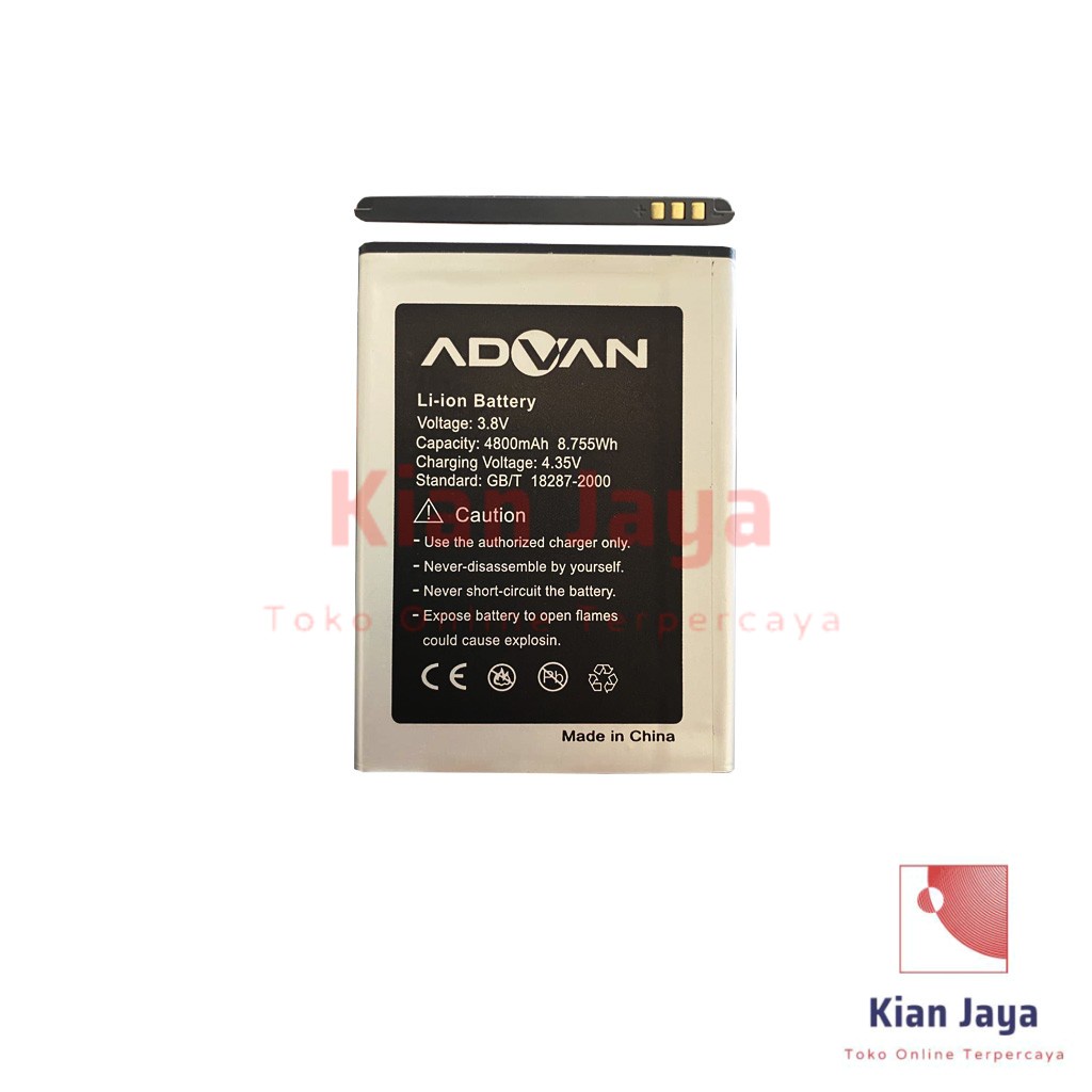 Baterai Advan i5C BP-50BH Original Double Power Batrai Batre Battery Hp Ori