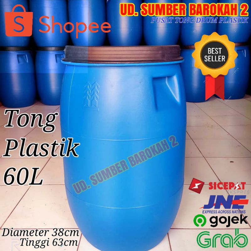 Tong Drum Plastik Biru 30 Liter Quintentarosuarez 5296