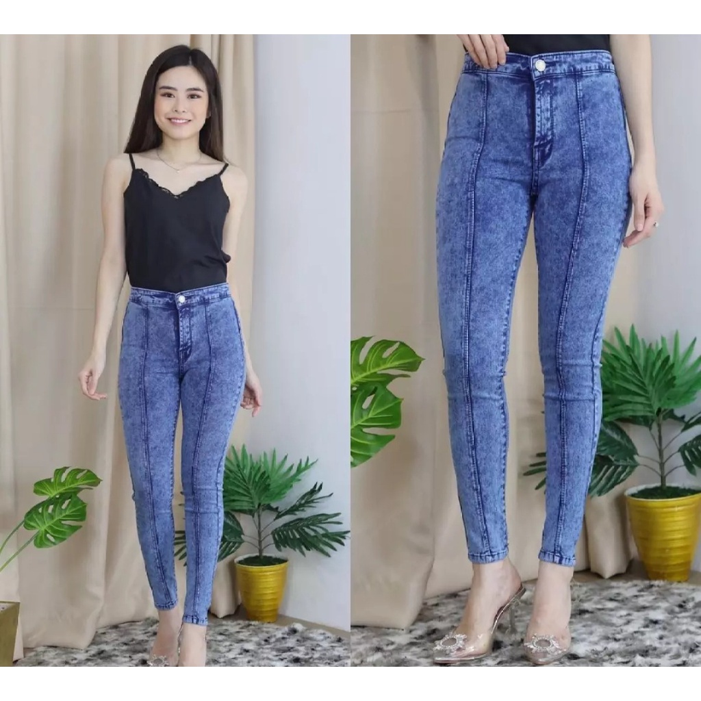 JEANS HIGHWAIST SNOWLY // HIGH WAIST JEANS SNOWLY WANITA