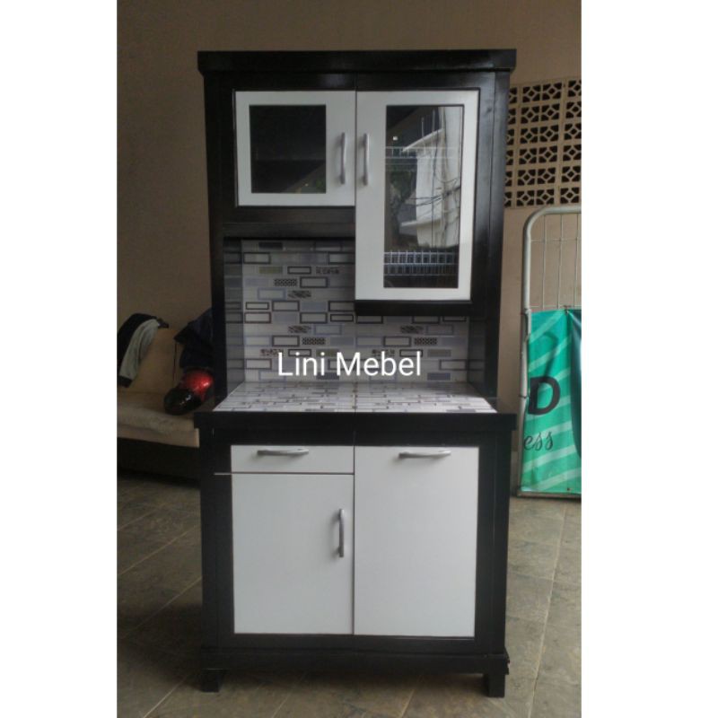 Lemari dapur lemari sayur 2 pintu