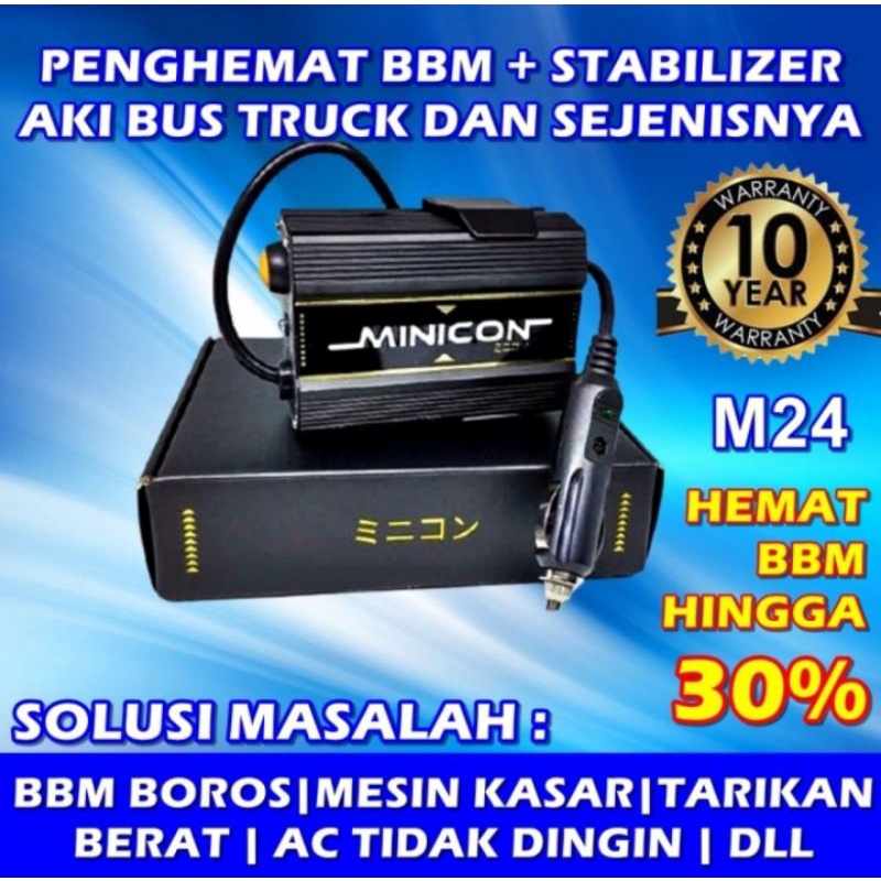 Penghemat BBM Minicon Stabilizer Mobil M24 Khusus Truk dan Bus