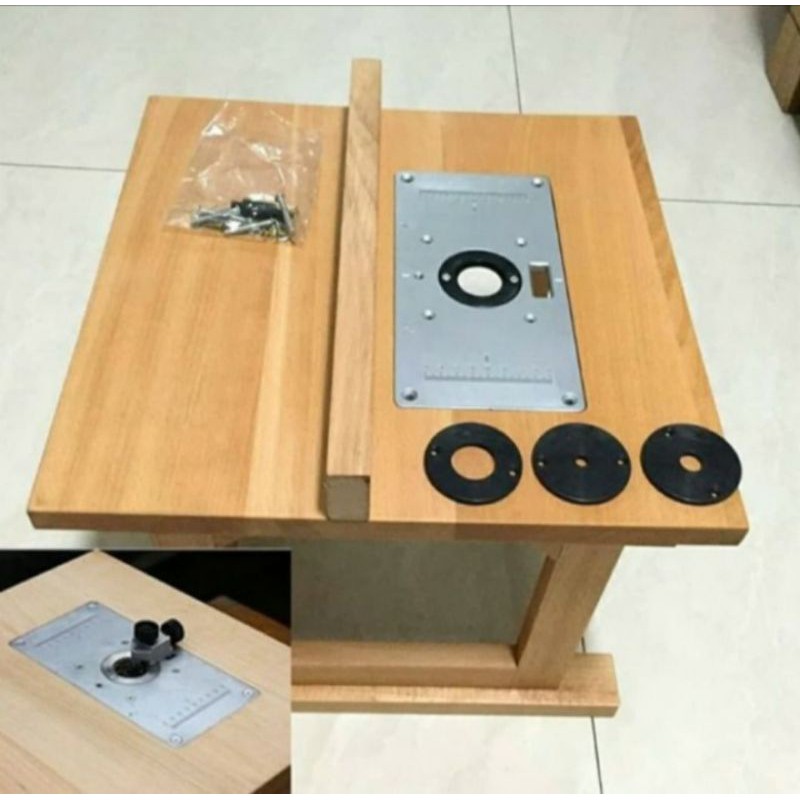 router plate / insert plate router table / trimer meja / router meja