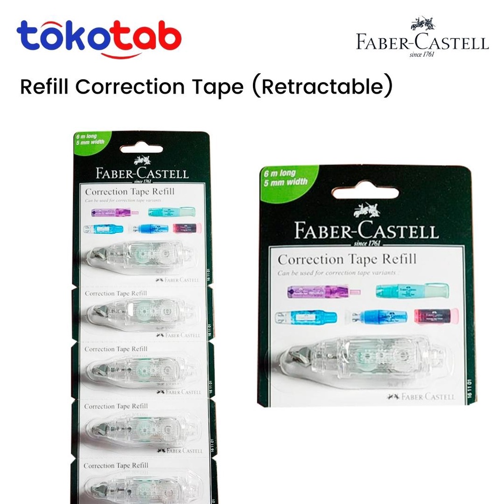 

Refill Tip-Ex Correction Tape Pita Faber Castell QJR-506