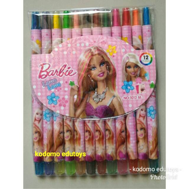 

Crayon Putar 12 Warna Karakter Barbie