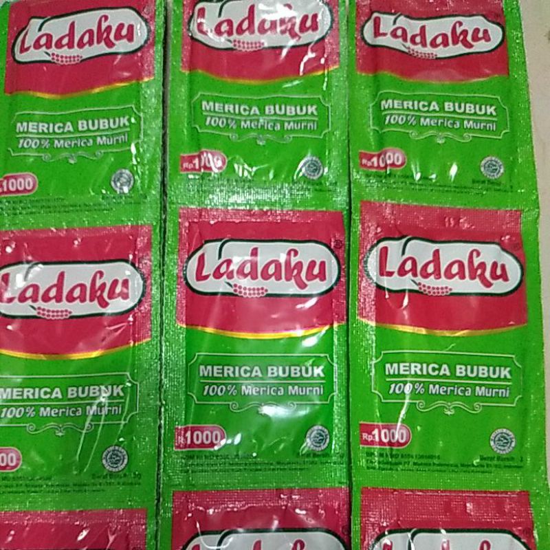 Ladaku merica bubuk 1 renceng ( 12 sachet x 3 gr )