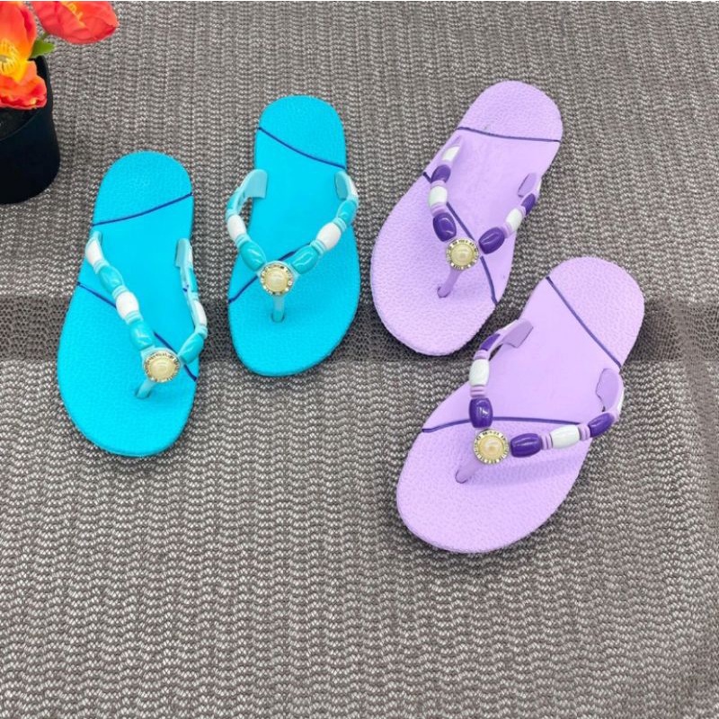 SANDAL Jepit Anak Perempuan Bahan Karet Tidak Licin 008K-008T Ukuran24-35