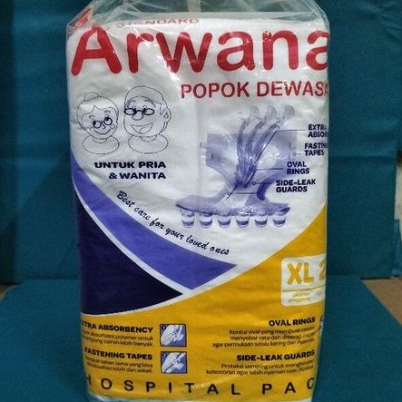 Popok Perekat Dewasa XL,L,M Arwana