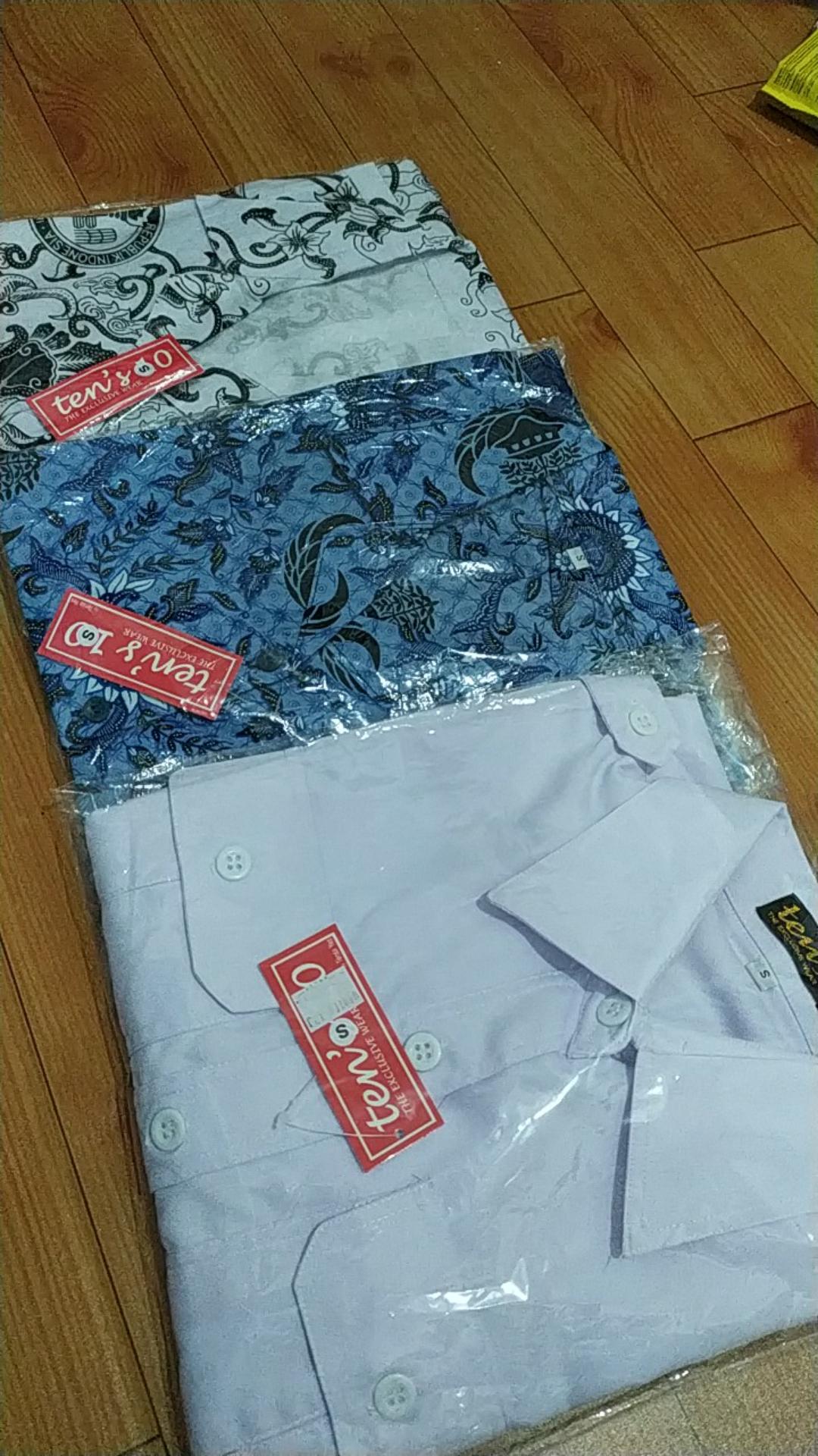 Kemeja Batik Pgri Wanita Berfuring Bahan Polyster By Tensa Yes