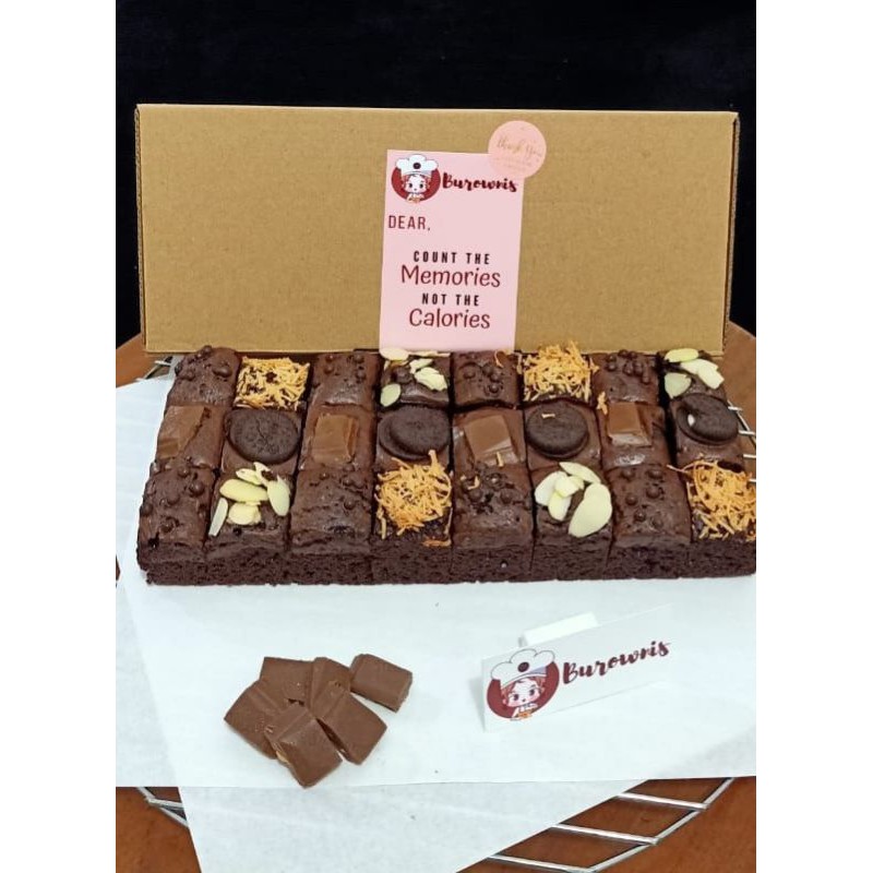 

Brownies fudgy