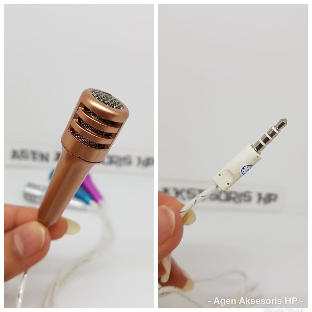 Handsfree Smule Karaoke Headset Smule Microphone Mini Earphone Karaokean 2 in 1