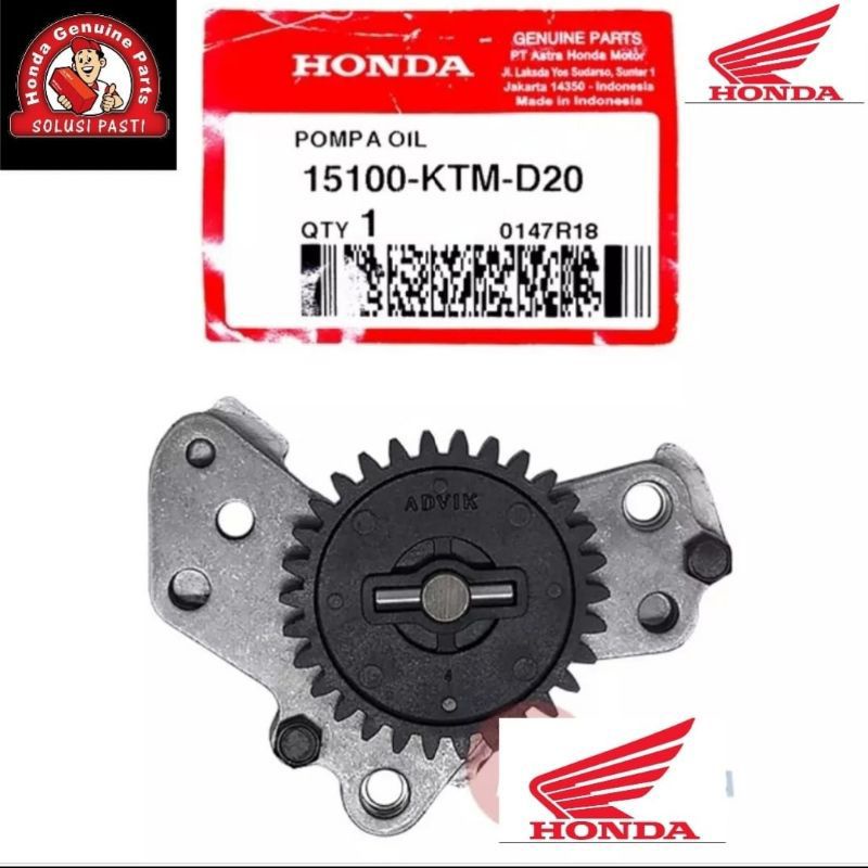 15100-KPH-901 oil pump pompa oli oil pump assy honda supra x 125 fi asli honda