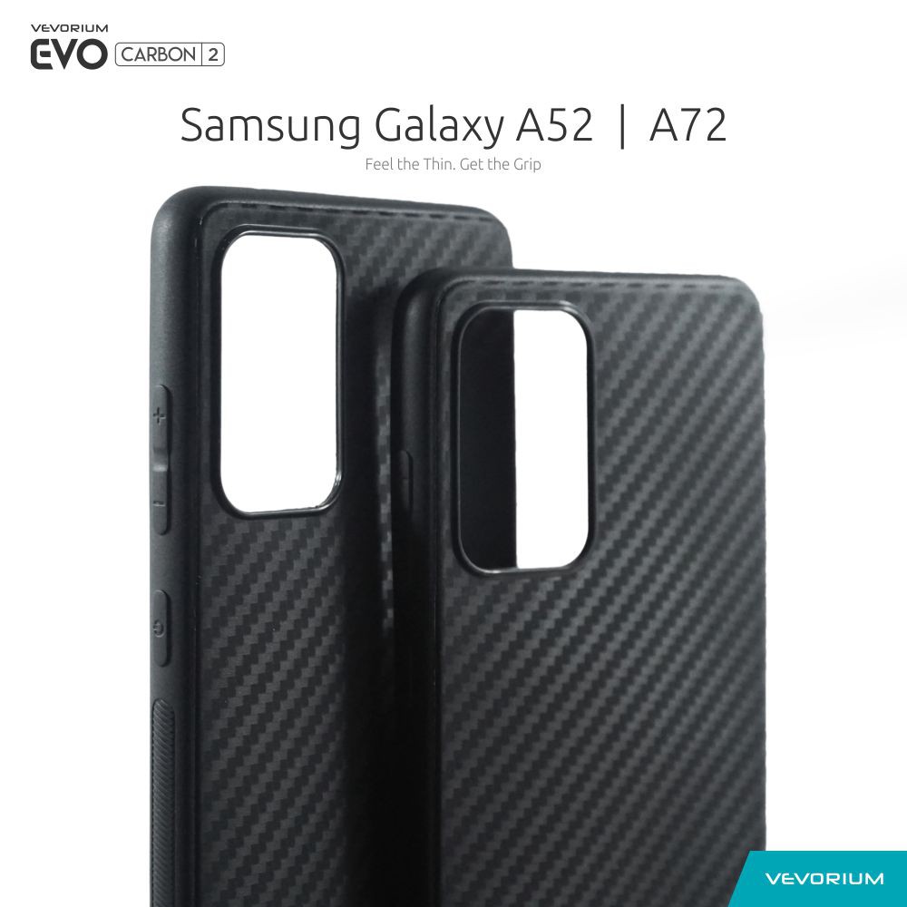 VEVORIUM EVO CARBON Samsung Galaxy A52 A52s A72 Soft Case Softcase