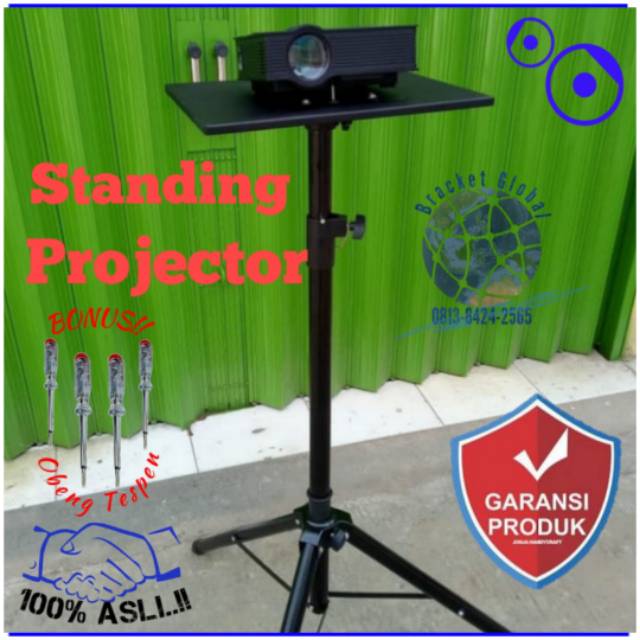 Bracket Standing Projector Tinggi Adjustable hingga 2 meter  Super Premium Quality