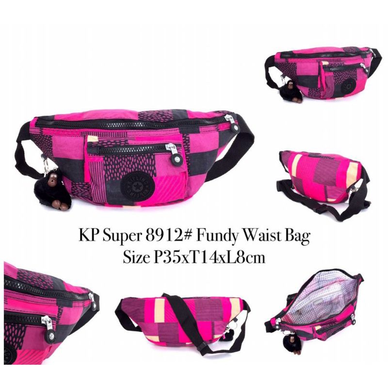 Tas pinggang wanita waist bag kp 8912 fundy import best seller cyutebags