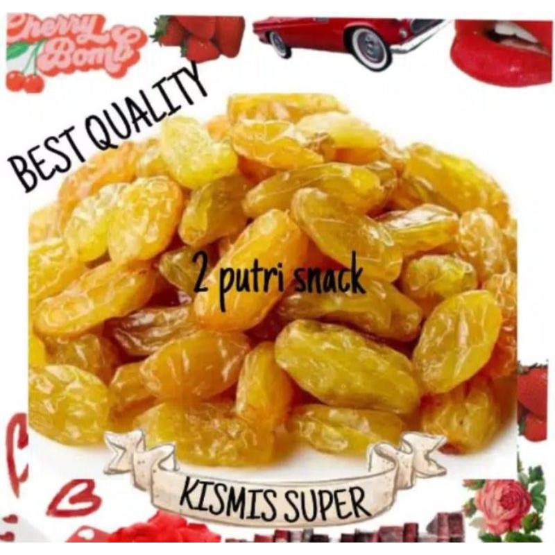 

Kismis kuning kualitas jumbo 1lg