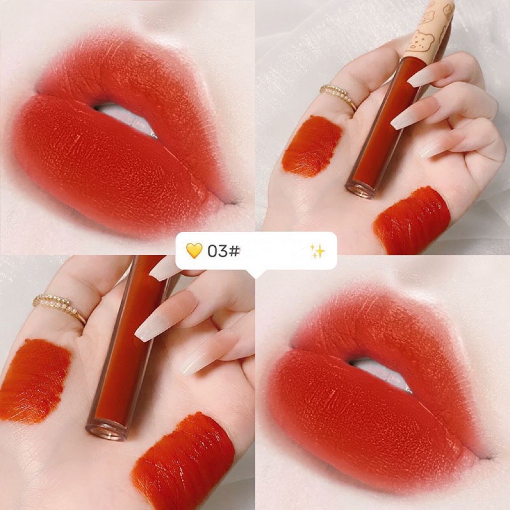 Lipstik Lipcream Matte Lembut Tahan Lama 4 warna