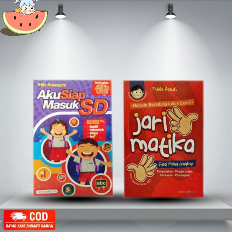 

BUKU EDUKASI SIAP MASUK SD Paket 2 Pcs Jarimatika Dan Aku Siao Masuk SD