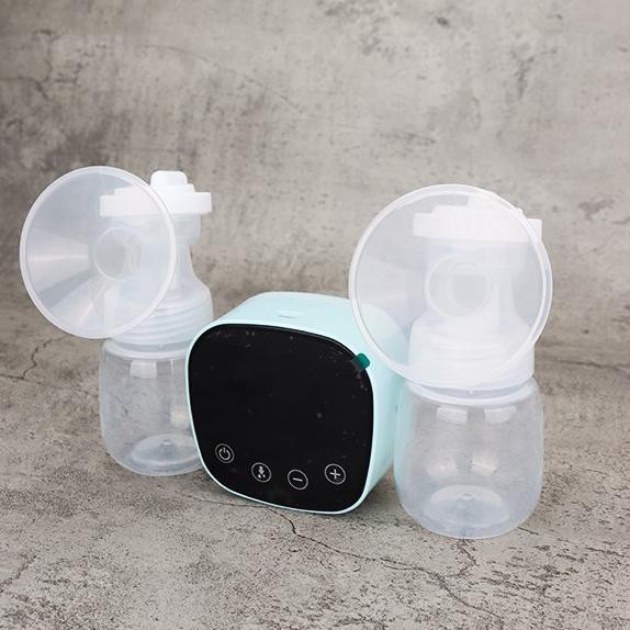 Yomi - New Double Electric Breast Pump 005/ Pompa Asi Elektrik Ganda - Biru Airasshopid