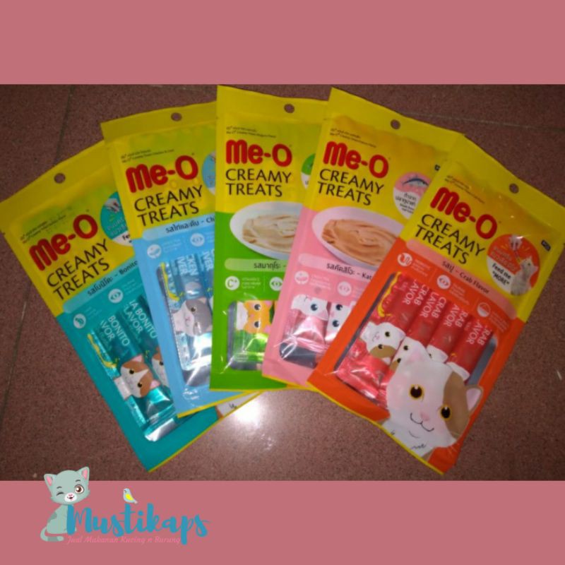 Meo creamy Treats  pakan kucing