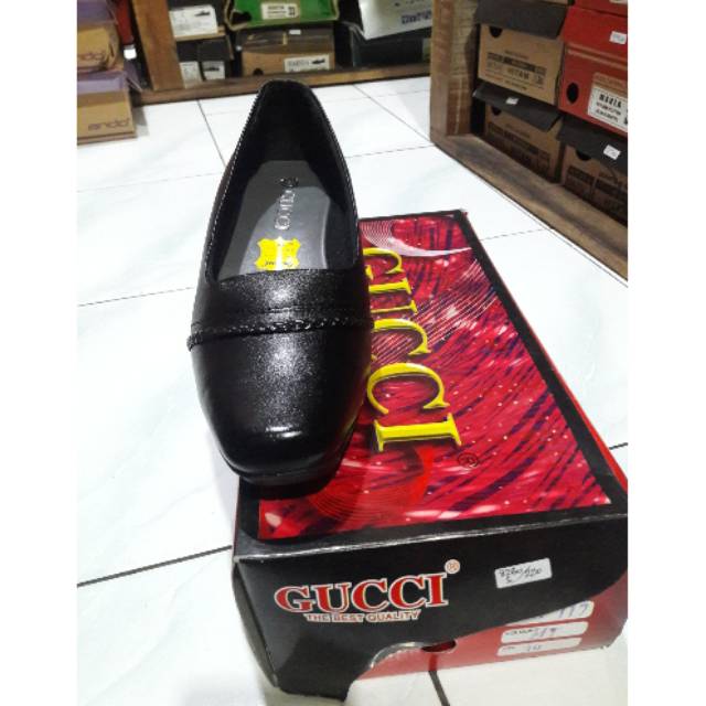 Sepatu vantopel wanita wedges 5cm gucci
