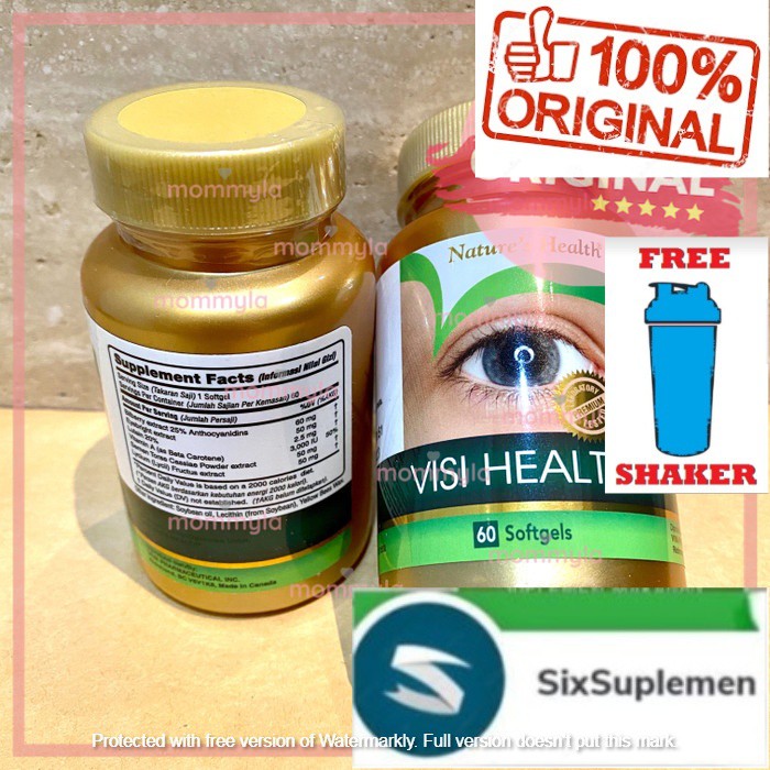 Natures Nature's Health Visi Health isi 60 Vitamin Mata