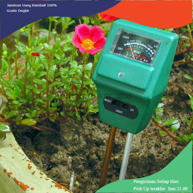 TD - TMN 3in1 Alat Pengukur Kelembaban Tanah Soil Moist PH Detector Analyzer