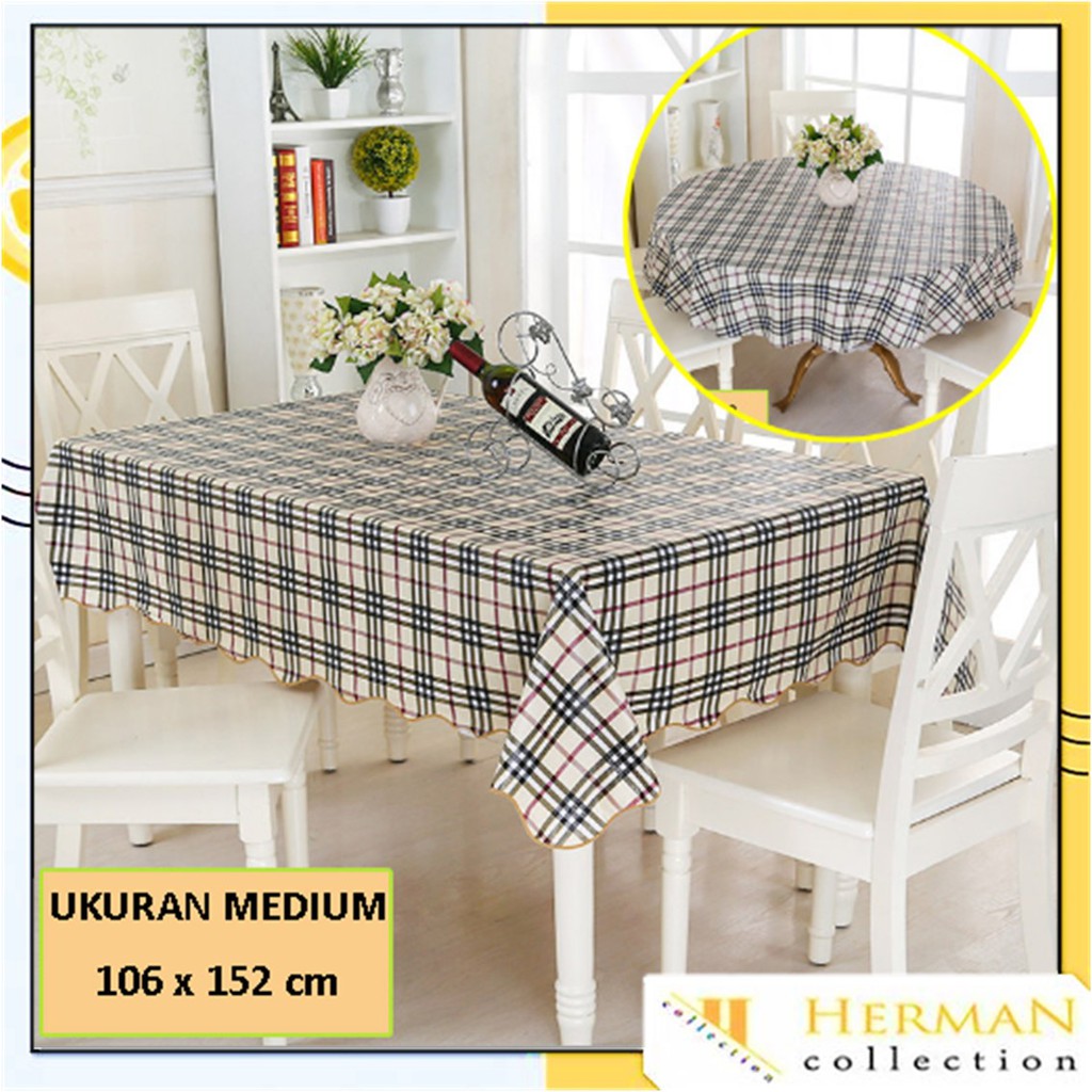 HC Taplak Meja Makan Ruang Tamu Anti Air PVC Set Murah HC Taplak Meja Makan Ruang Tamu Anti Air PVC Set Murah
