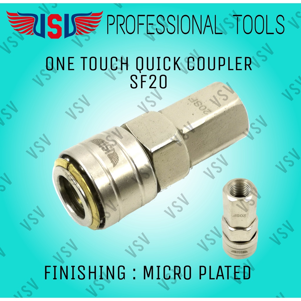 VSV Quick coupler / One touch coupler SF20