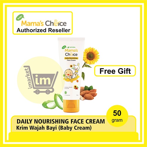 BABY CREAM / MAMA'S CHOICE BABY DAILY NOURISHING FACE CREAM / KRIM WAJAH BAYI