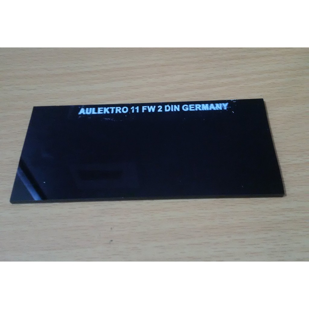 Kaca untuk Helm Las 3mm 3 mm Hitam Bening