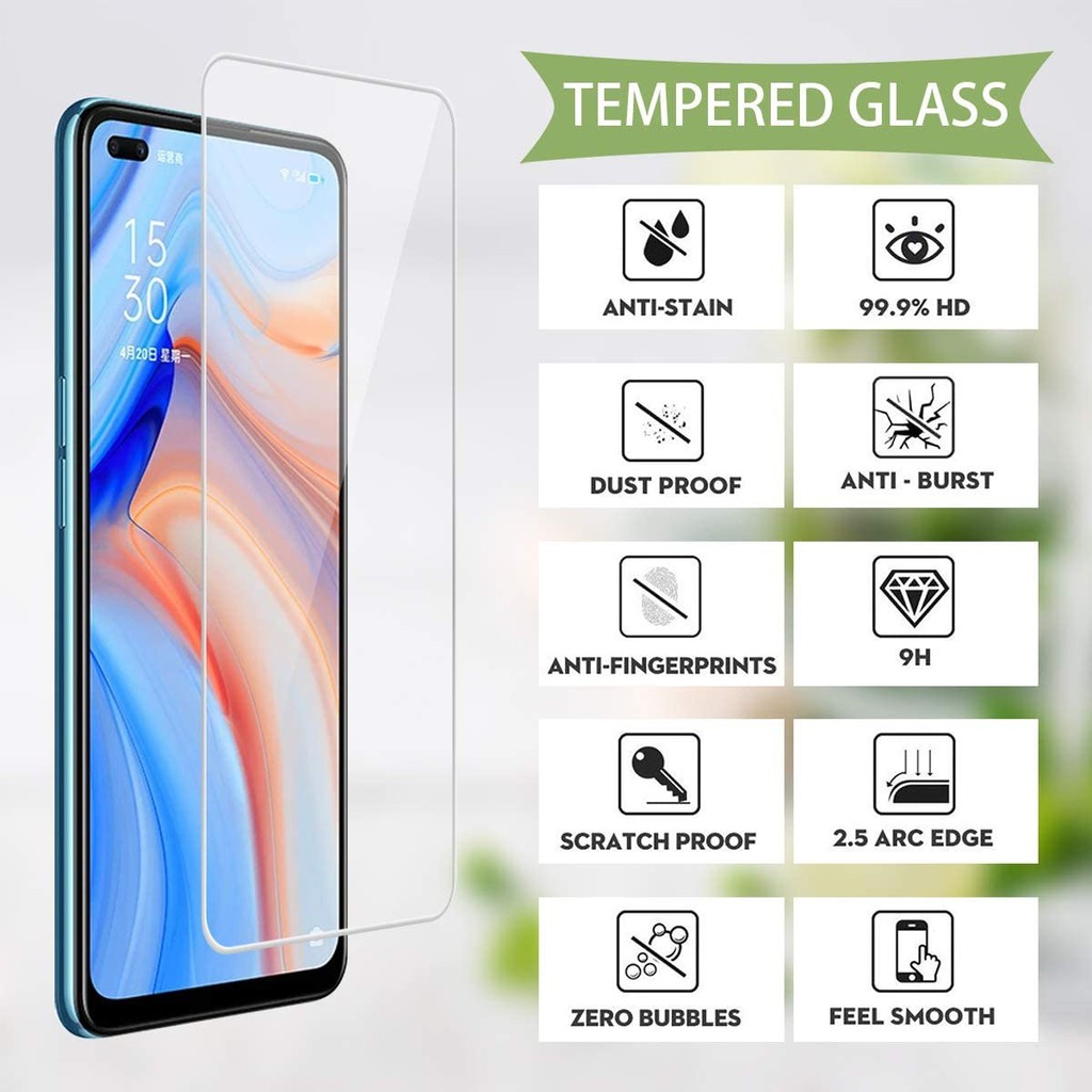 Tempered Glass Clear OPPO F17 PRO Screen Protector Handphone Clear