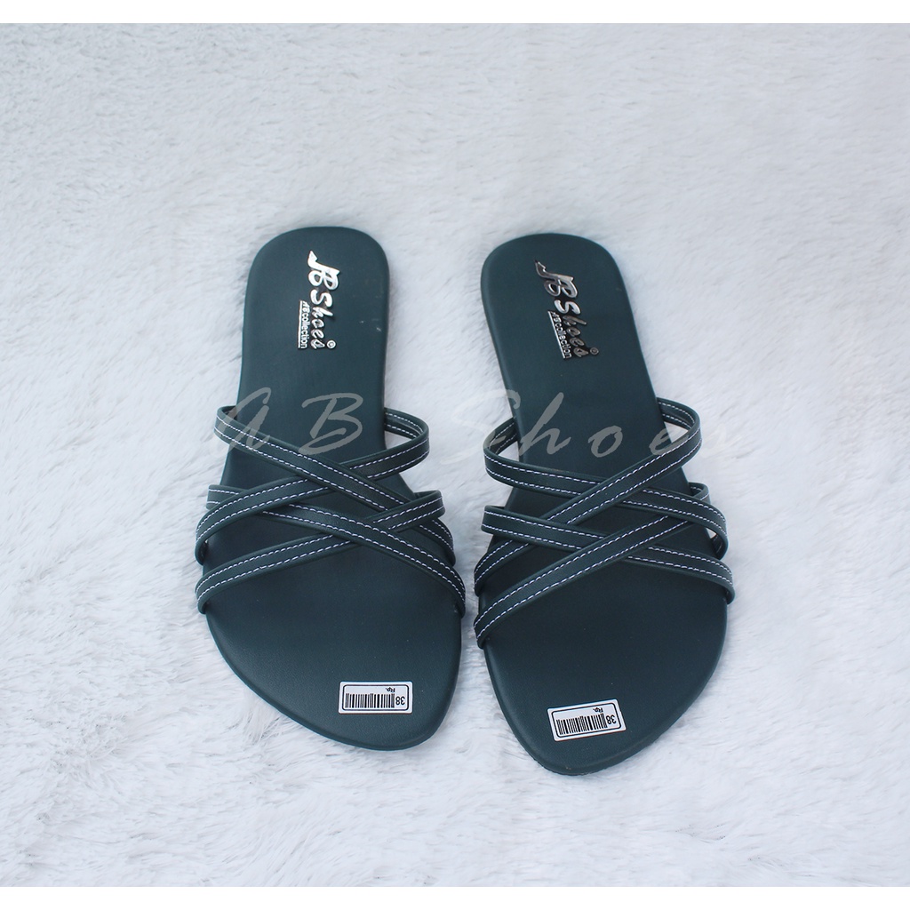 Sandal Wanita Sandal Teplek Wanita Termurah Sandal Flat Wanita Sandal Wanita Korea Tali Silang