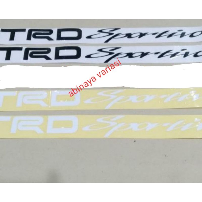 Stiker Body Mobil Avanza TRD Sportivo