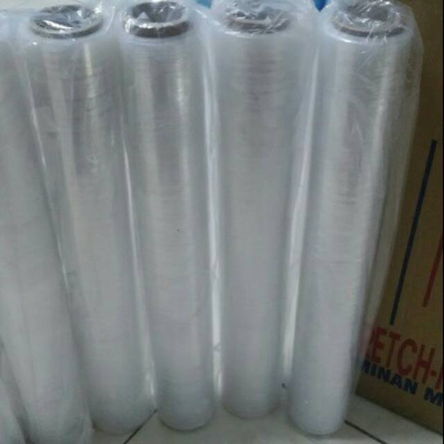 

Jual plastik wrapping (strecth film) lebar 50cm,gulungan 150m