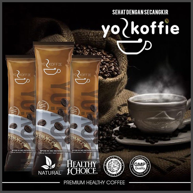 Yo Koffie Kopi PREMIUM Special Ecer 3 Sachet